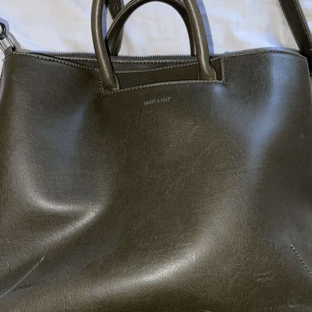Matt and Nat Vegan Green purse